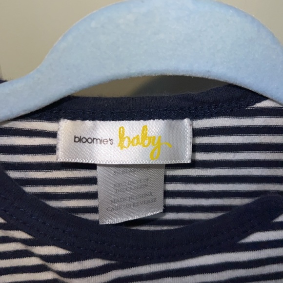 Bloomie’s Boys’ Striped Coverall & Bib Set. Size 6 months. - Picture 4 of 5